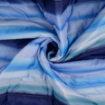 Stepper Druck, Farbverlauf blau